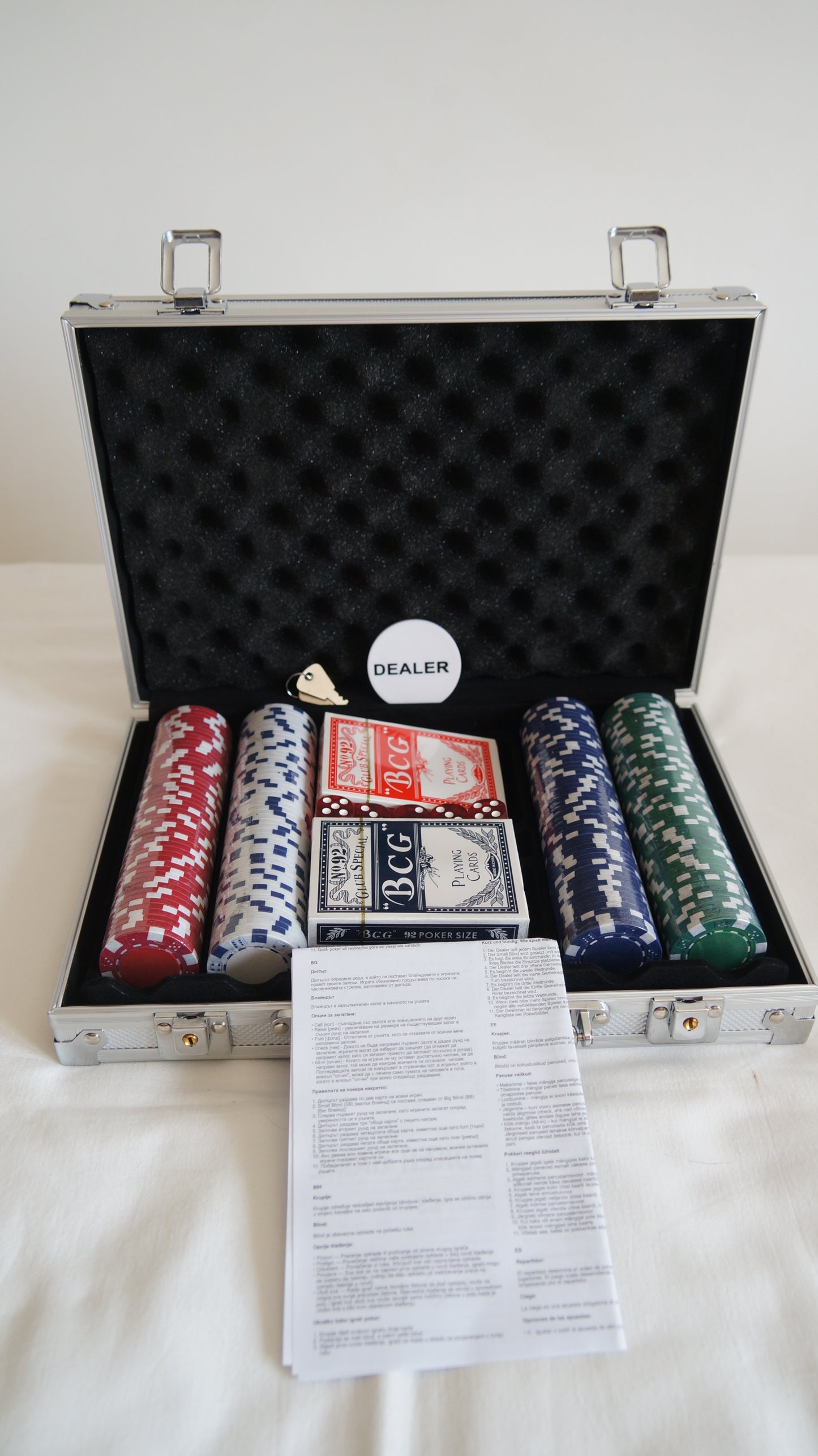 Set juego de poker 200 piezas