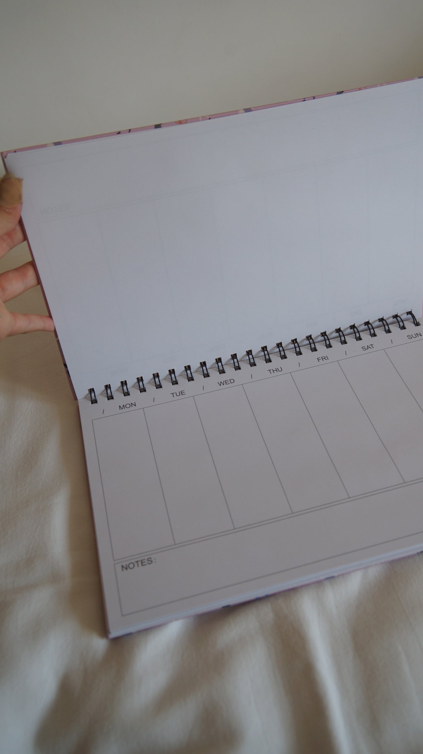 Libreta Organizador semanal