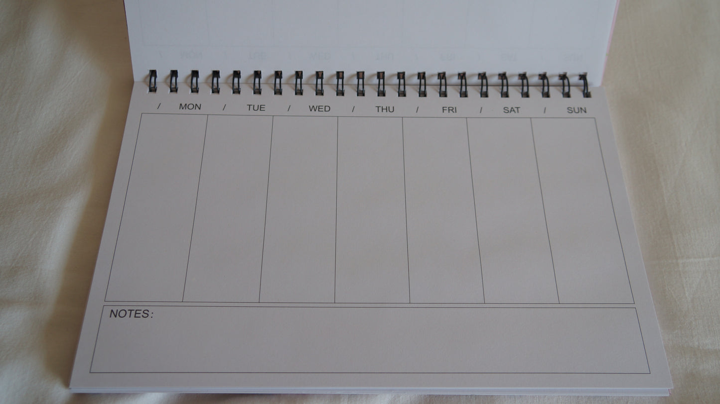 Libreta Organizador semanal