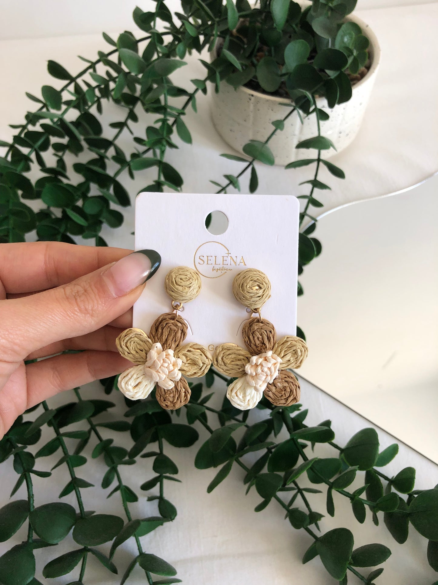 Pendientes de flor Spring