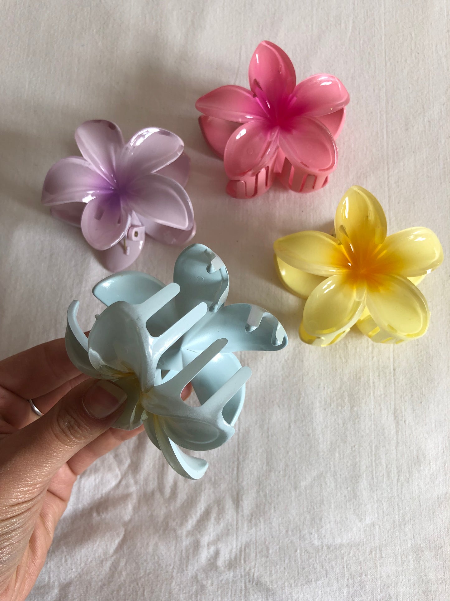 Pinza para el pelo en forma de flor