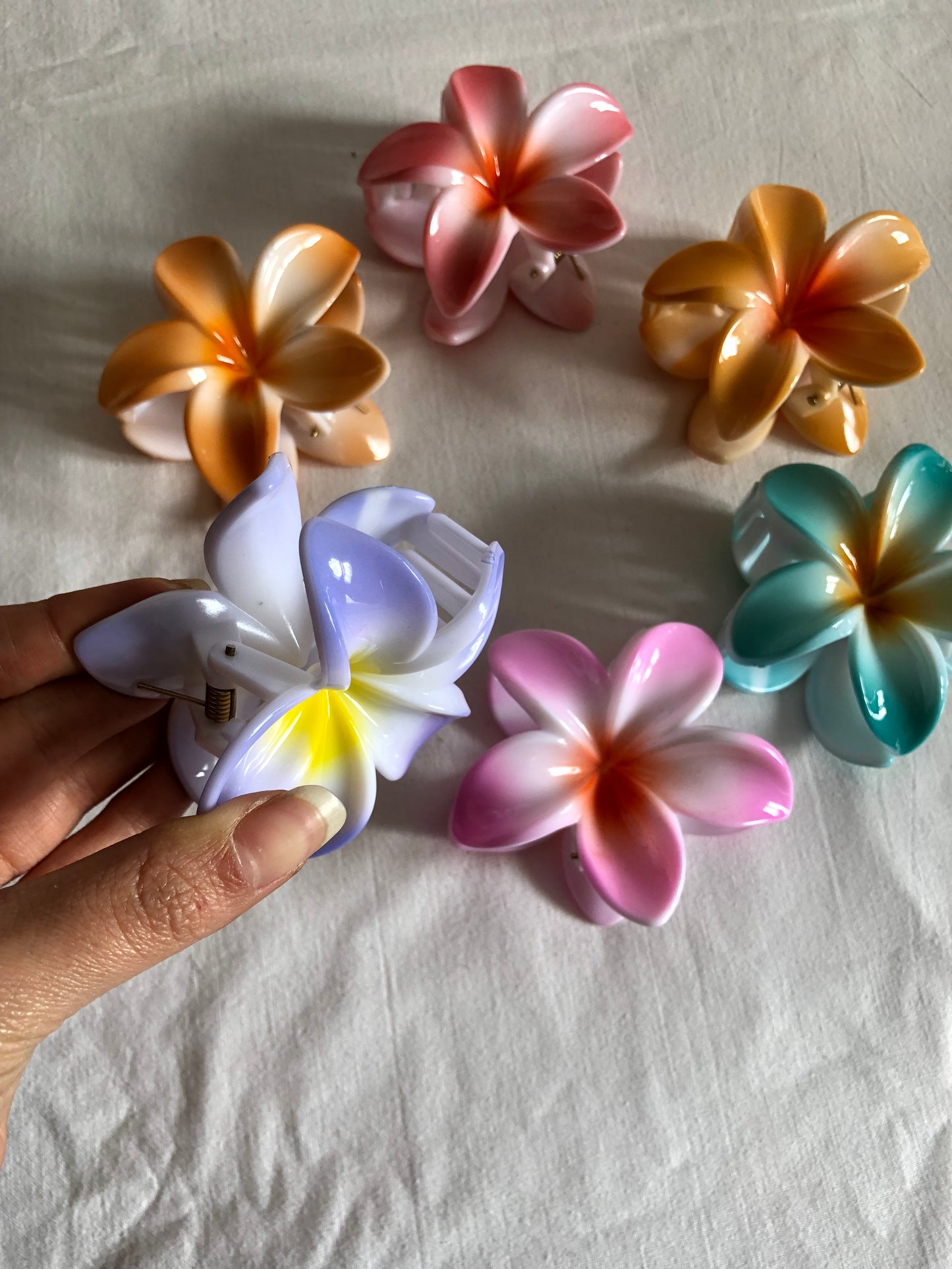 Pinza para el pelo en forma de flor