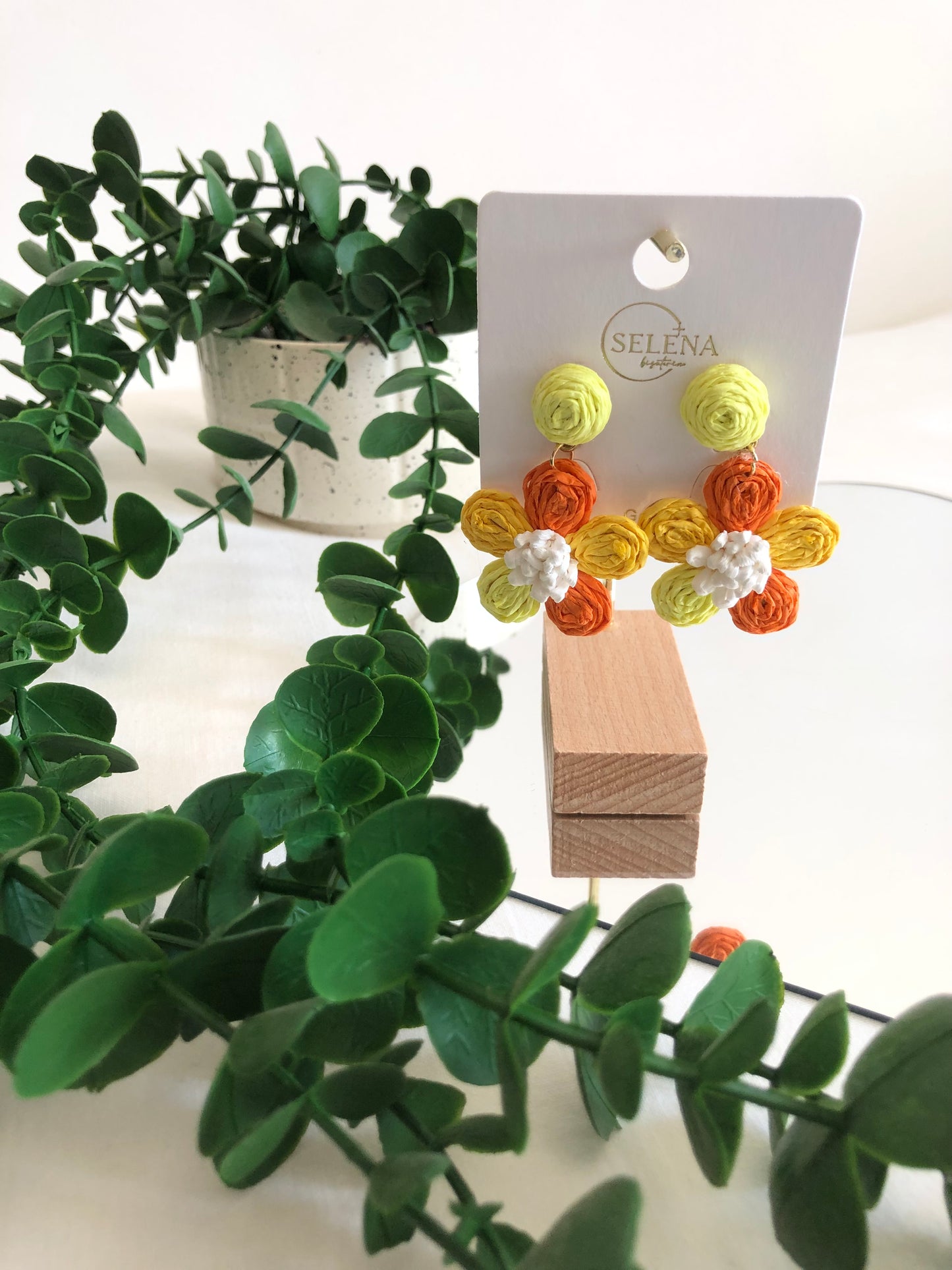 Pendientes de flor Spring