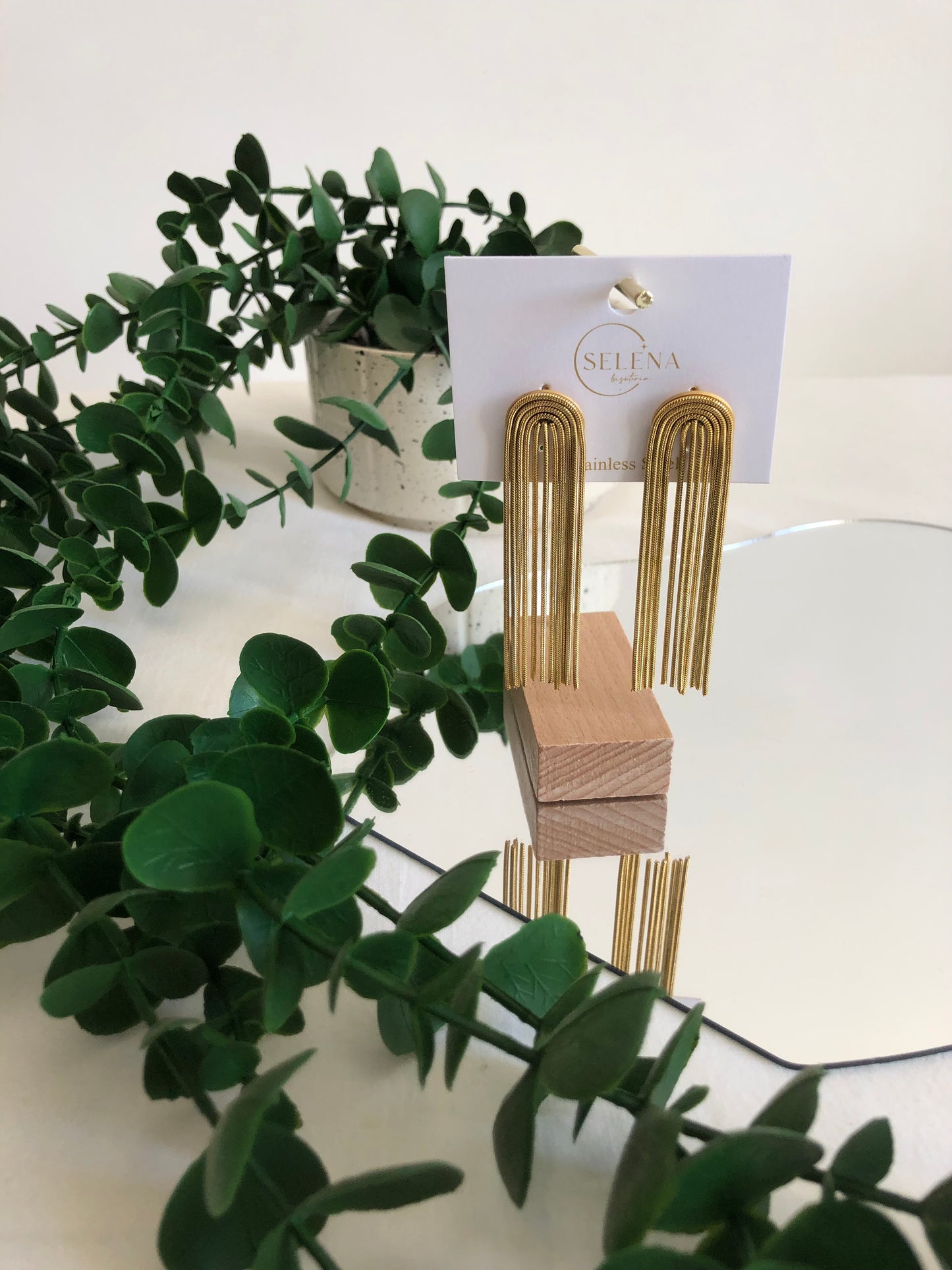 Pendientes Golden Rain