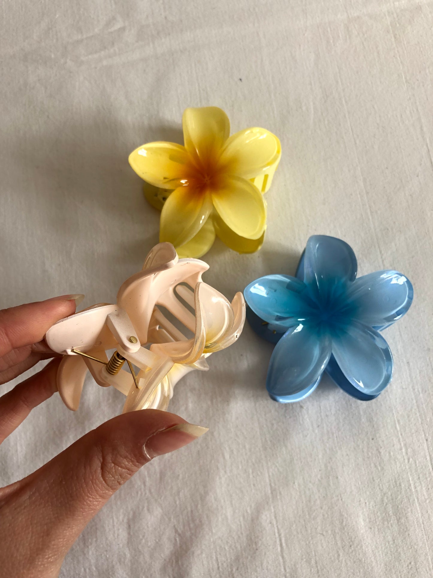 Pinza para el pelo en forma de flor