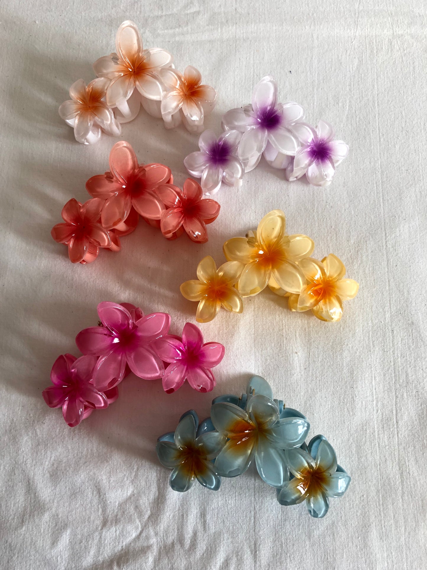 Pinza para el pelo de flor