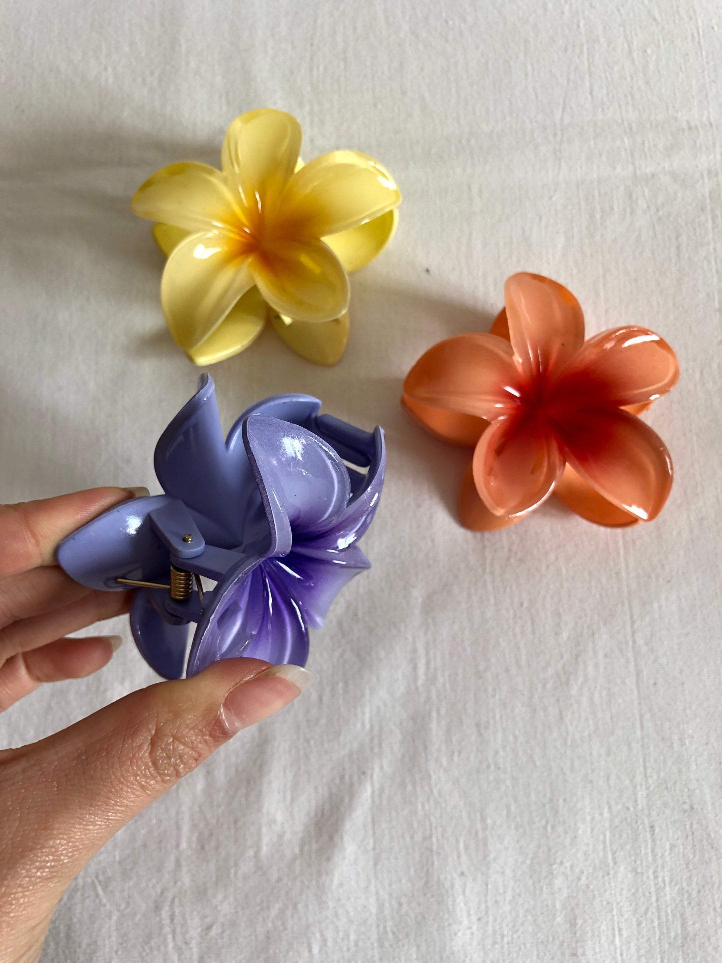 Pinza para el pelo en forma de flor