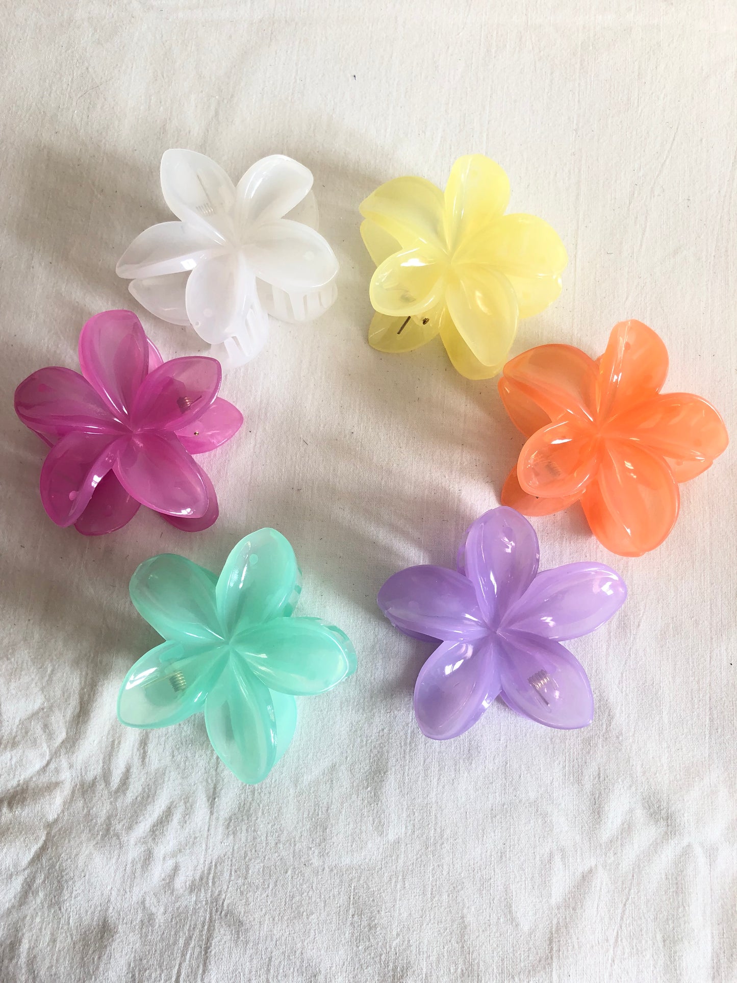 Pinza para el pelo en forma de flor