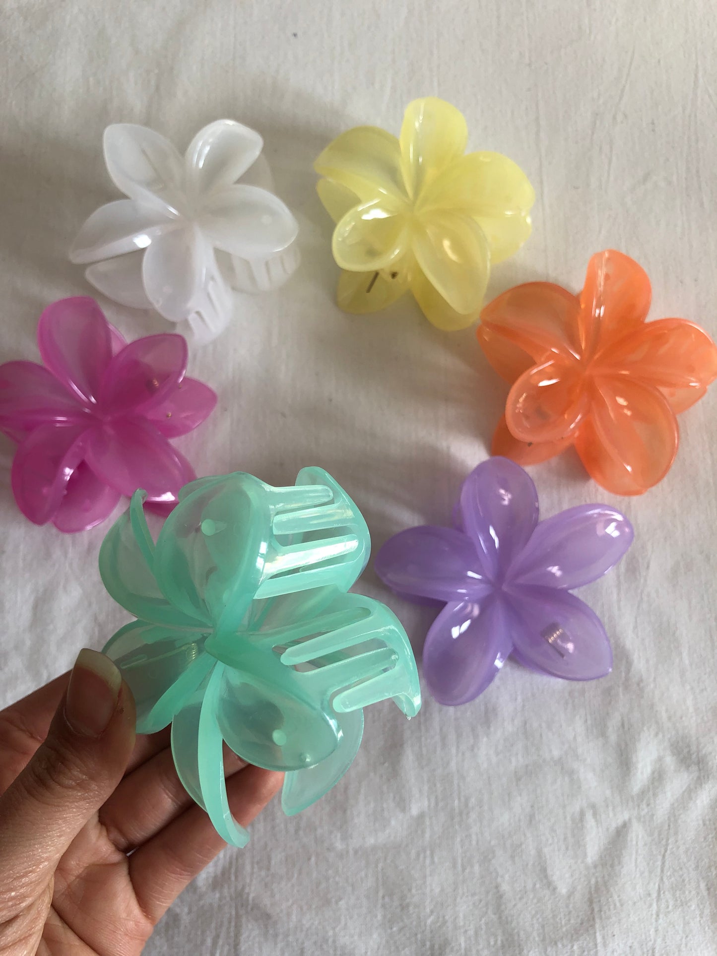 Pinza para el pelo en forma de flor