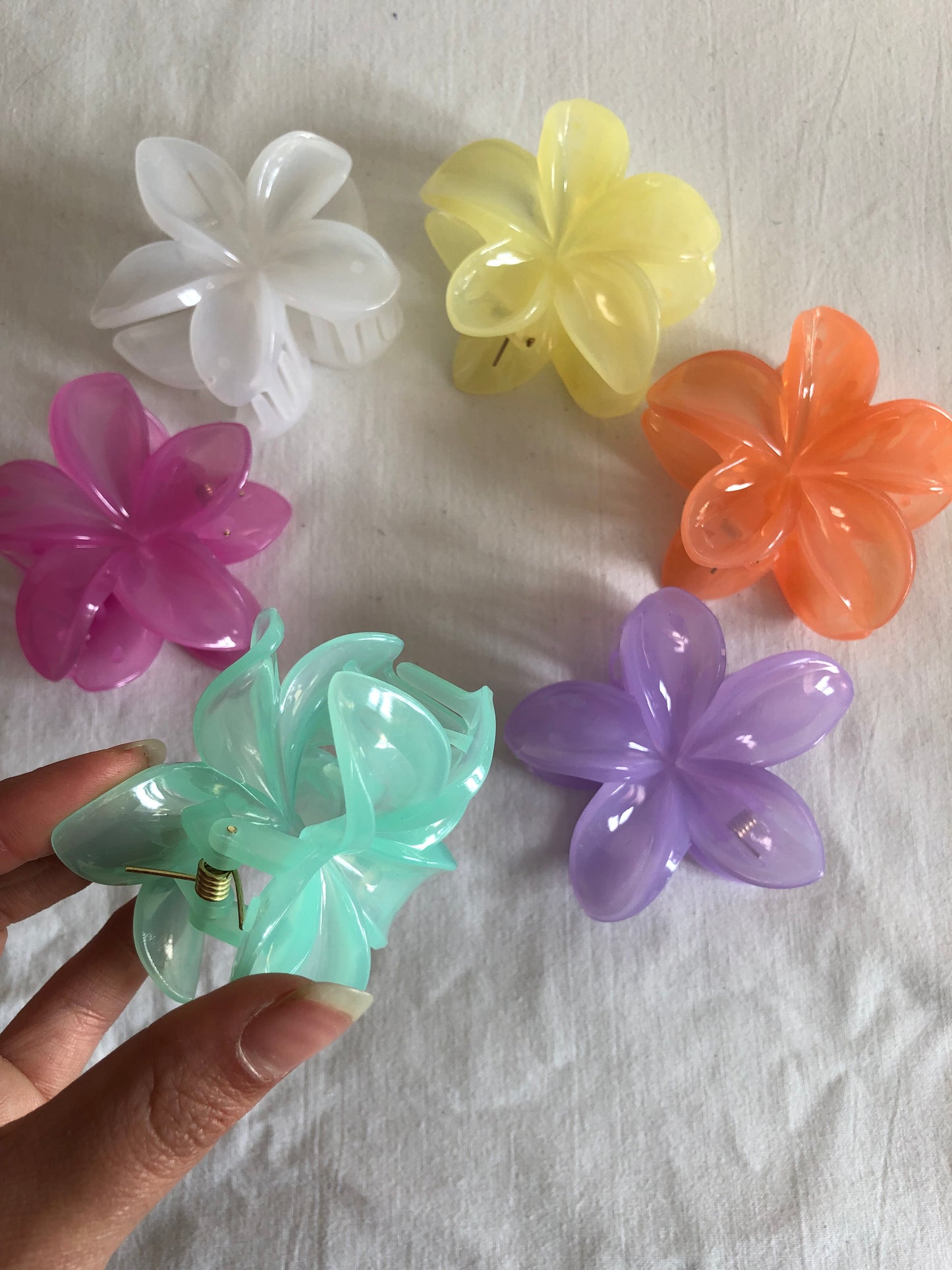 Pinza para el pelo en forma de flor