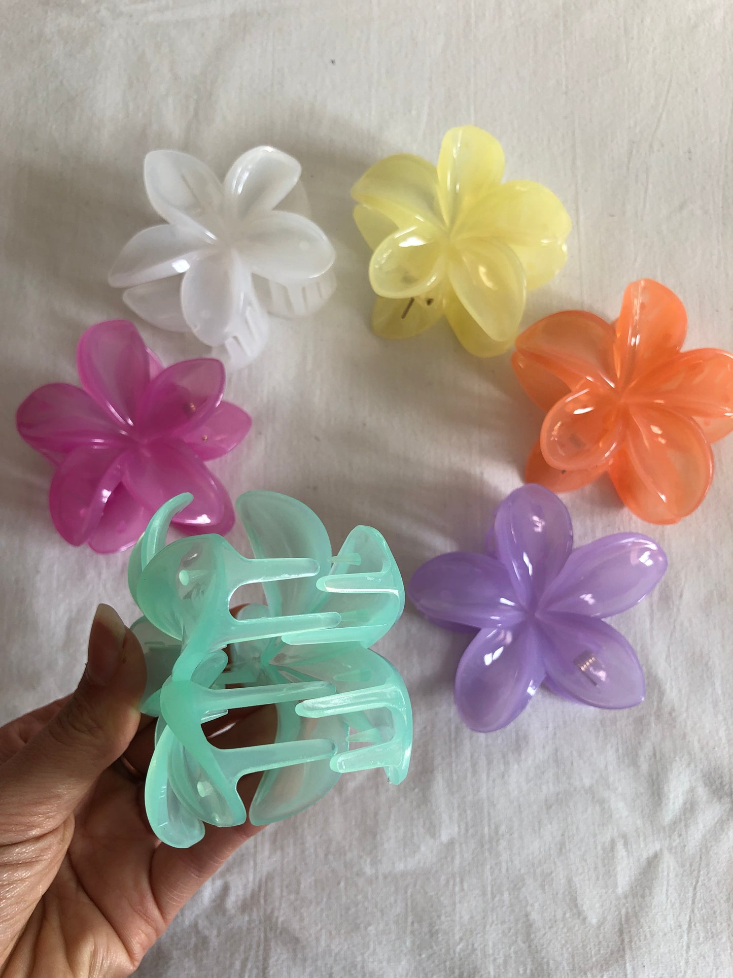 Pinza para el pelo en forma de flor