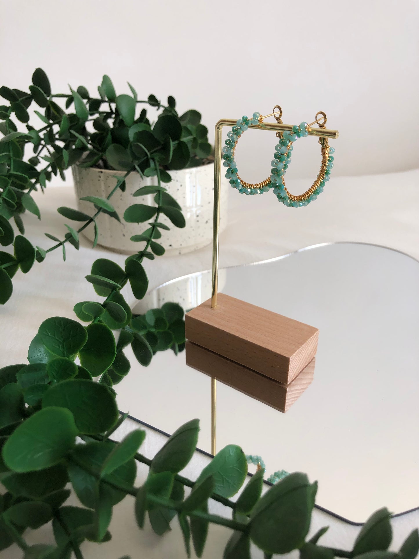 Pendientes de aro Boho