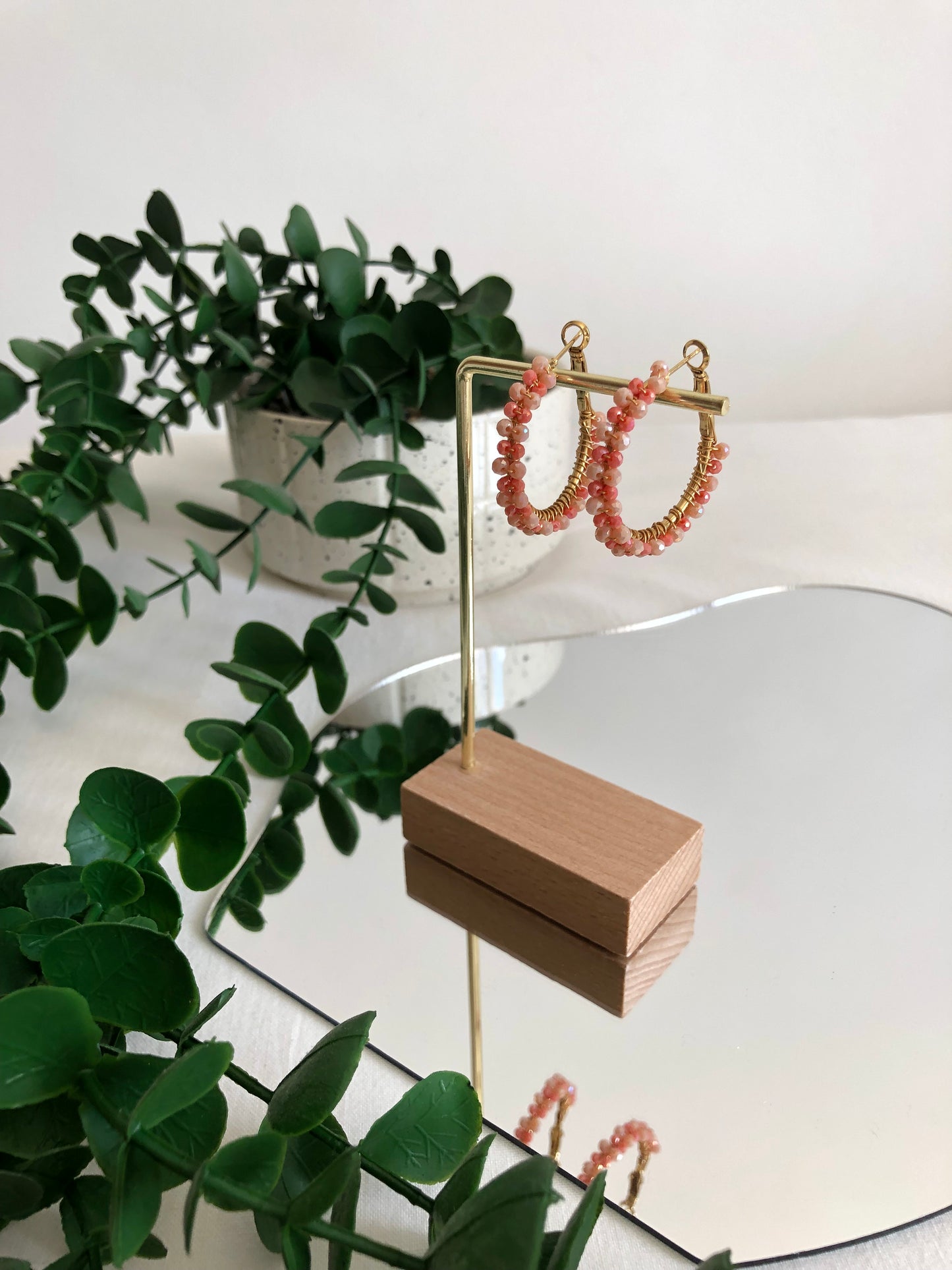 Pendientes de aro Boho