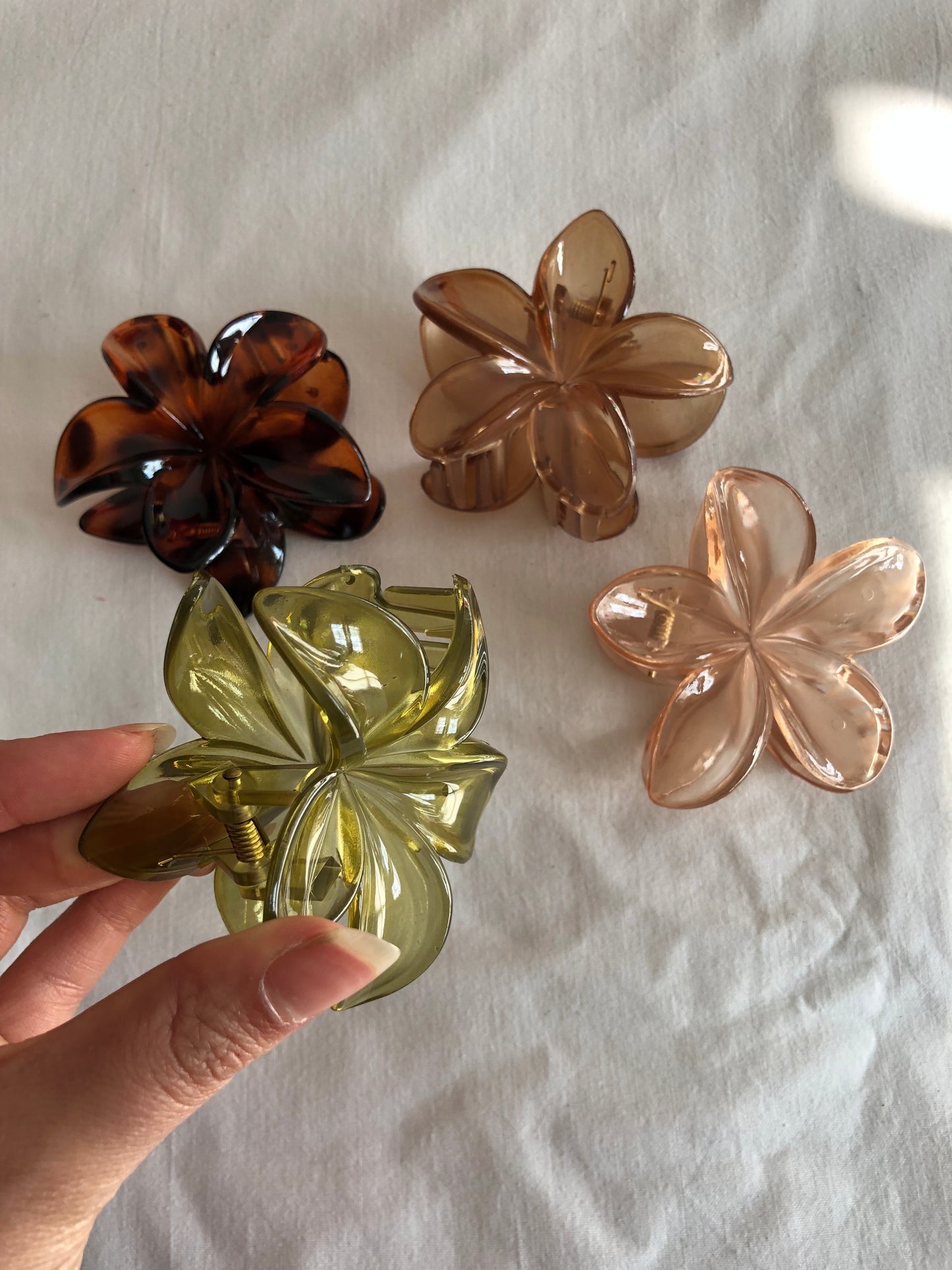 Pinza para el pelo en forma de flor