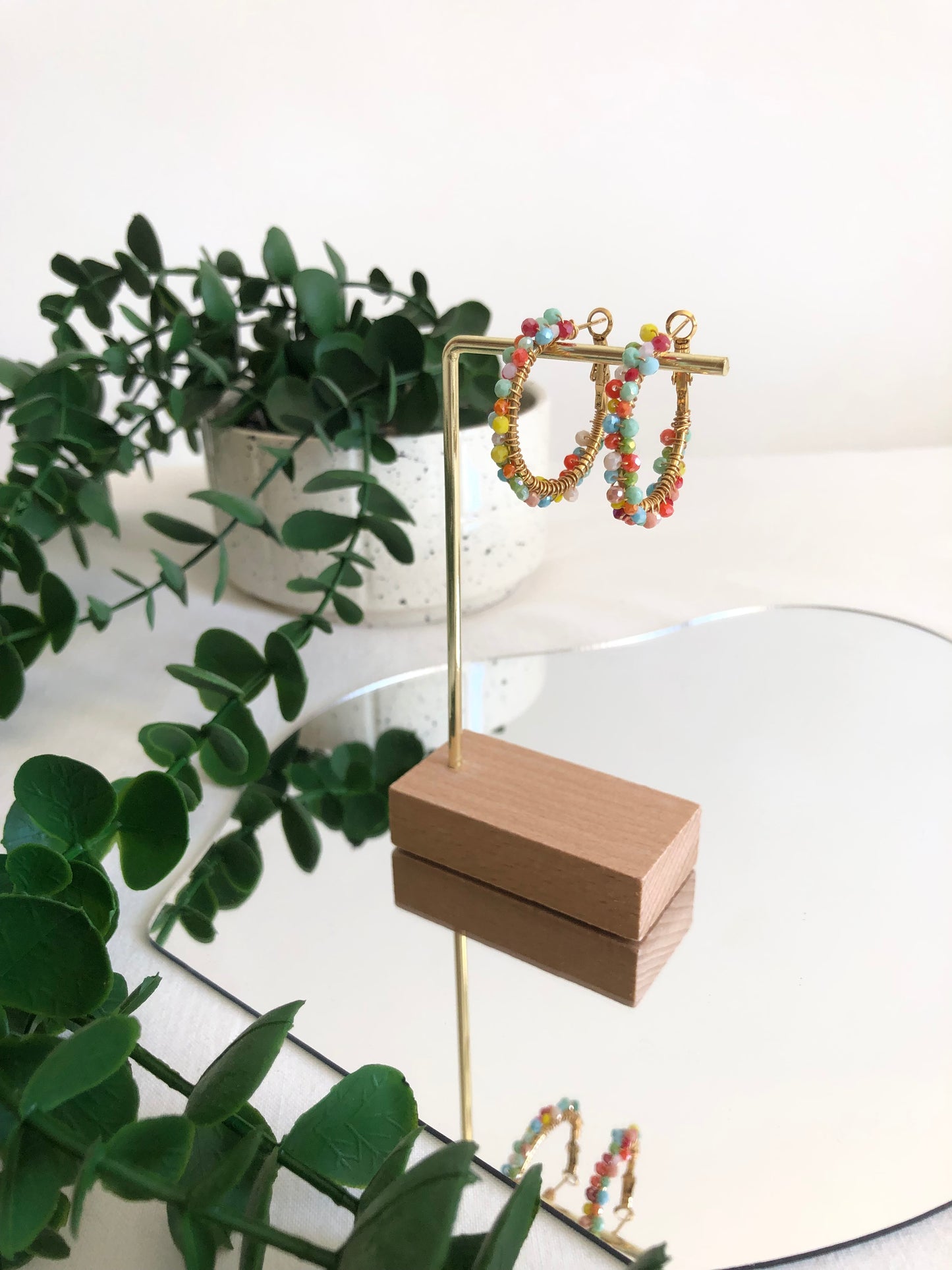 Pendientes de aro Boho