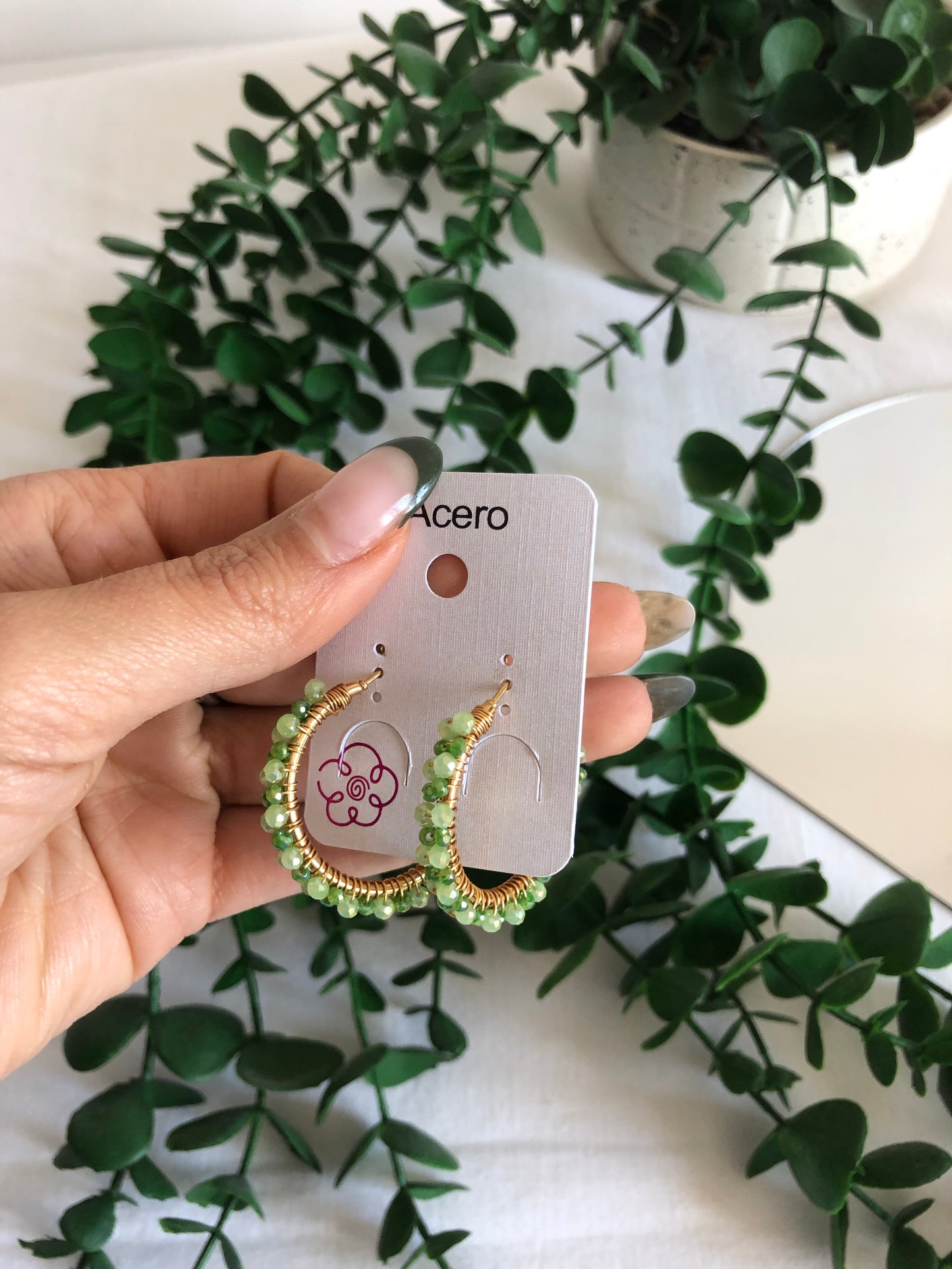 Pendientes de aro Boho