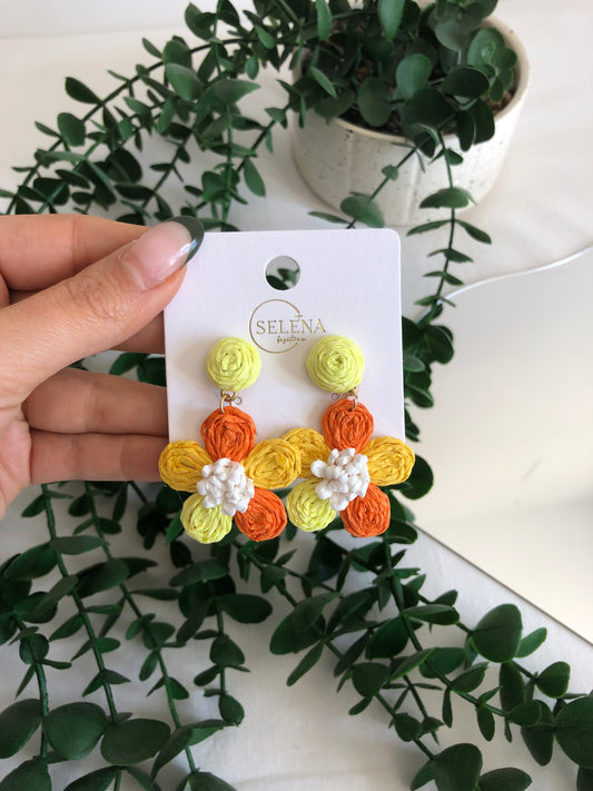 Pendientes de flor Spring