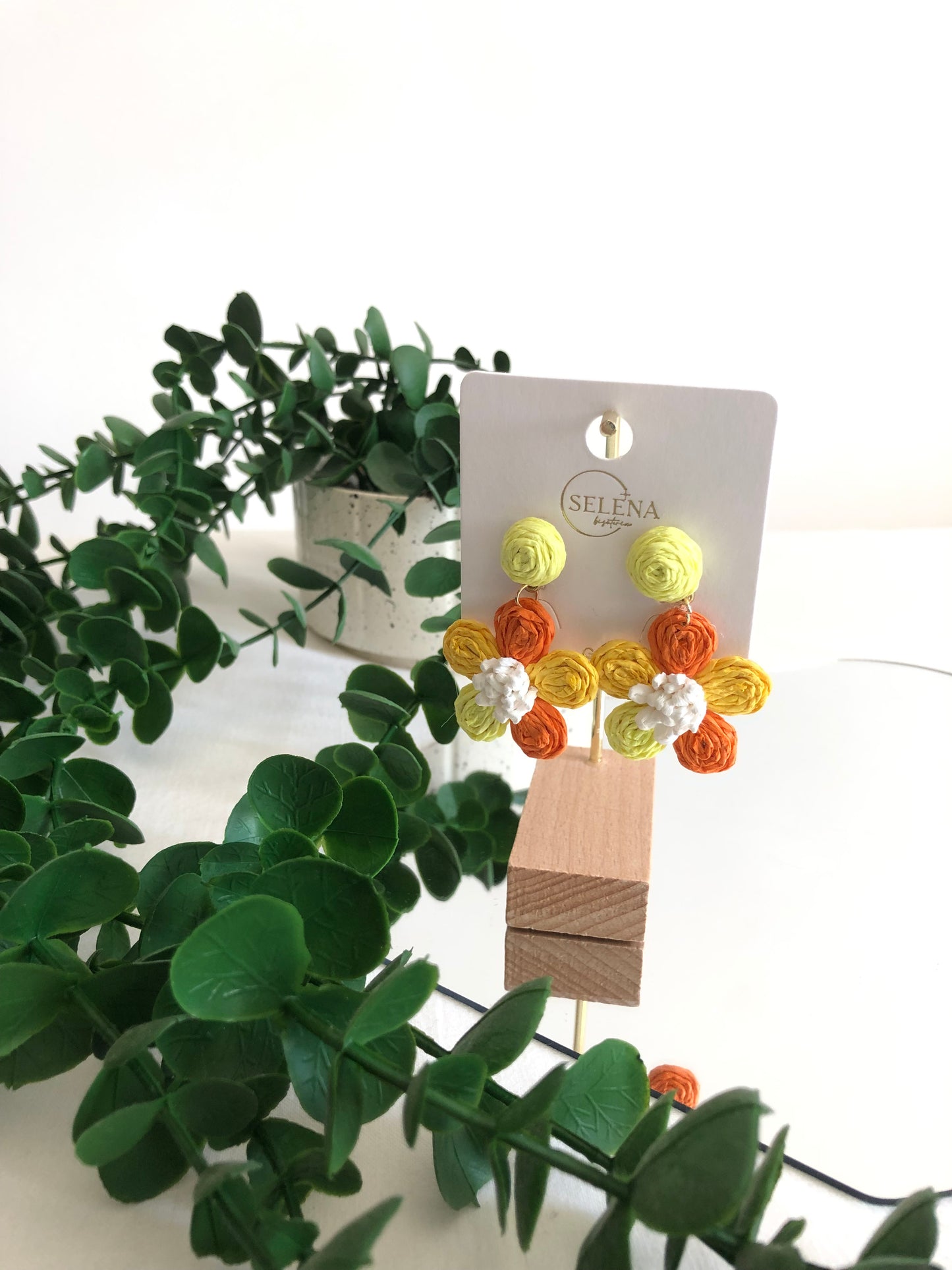 Pendientes de flor Spring